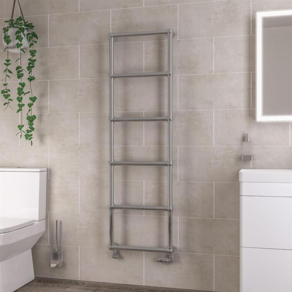 Eastbrook Sherbourne Traditional Radiator 1550mm x 500mm - Chrome - 41.1020 - TAP 'N' SHOWER