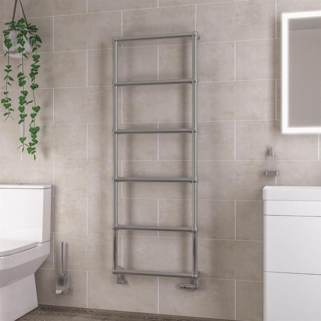 Eastbrook Sherbourne Traditional Radiator 1550mm x 600mm - Chrome - 41.1021 - TAP 'N' SHOWER
