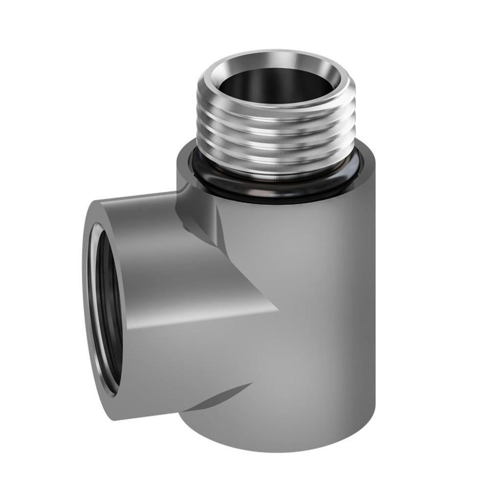 Eastbrook Dual Fuel Elbow Valve - Chrome - 41.3003 - TAP 'N' SHOWER