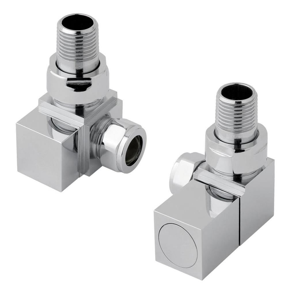 Eastbrook Corner Square Valves - Chrome - 41.3010 - TAP 'N' SHOWER