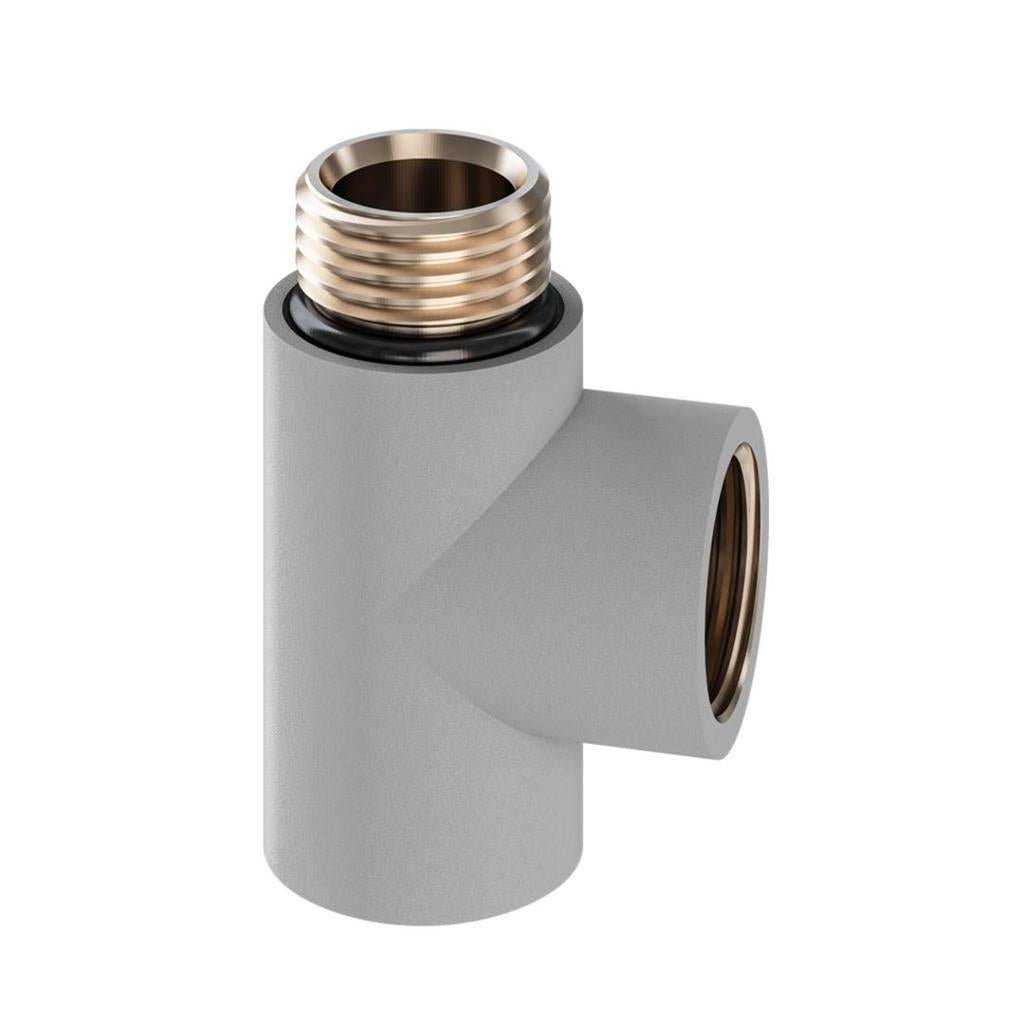 Eastbrook Element T Piece - Matt Grey - 41.3031 - TAP 'N' SHOWER
