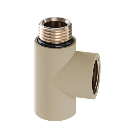 Eastbrook Element T Piece - Matt Cappuccino - 41.3032 - TAP 'N' SHOWER