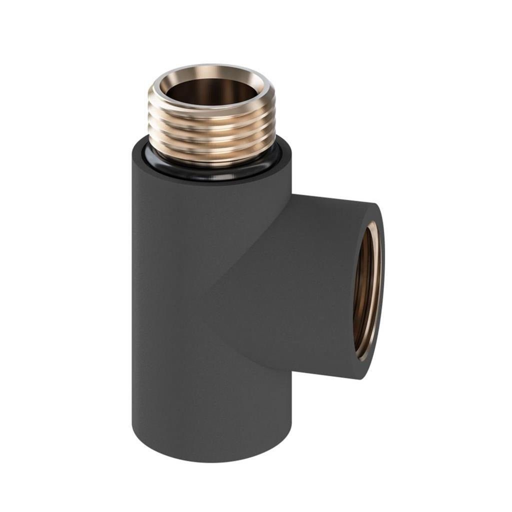 Eastbrook Element T Piece - Matt Anthracite - 41.3033 - TAP 'N' SHOWER