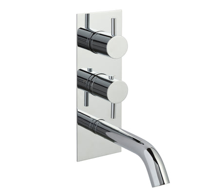 JTP Fonti Thermostatic 2 Outlet Shower Valve - Chrome - DH5865