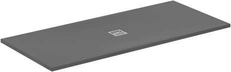 Ideal Standard Ultra Flat S + 1800 x 800mm Shower Tray - Concrete Grey - T5612FS - TAP 'N' SHOWER