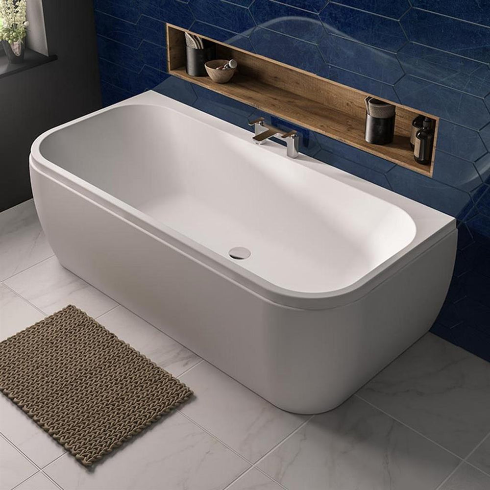 Eastbrooke Malin D Shape Reinforced Beauforte One Piece Front Bath Panel 1700mm - 42.6072 - TAP 'N' SHOWER