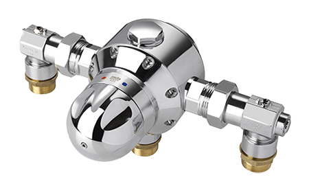 Rada 425 IC Chrome Thermostatic Mixing Valve - 1.1847.005 - TAP 'N' SHOWER