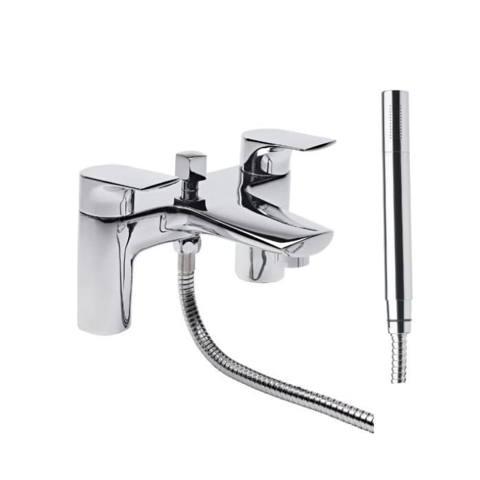 Tavistock Strike Chrome Bath Shower Mixer and Handset - TSE42 - TAP 'N' SHOWER
