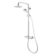Tavistock Quantum Cool Touch Thermostatic Chrome Dual Function Bar Valve with Shower Head and Handset - SQT2209 - TAP 'N' SHOWER