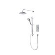 Tavistock Axiom Concealed Thermostatic Chrome Dual Function Push Button Shower Valve with Riser Kit - SAX2516 - TAP 'N' SHOWER