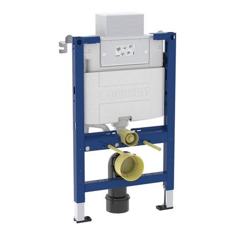Geberit Alpha Frame and Cistern for Wall - Hung WC 82cm - Blue - 458.033.00.2 - TAP 'N' SHOWER
