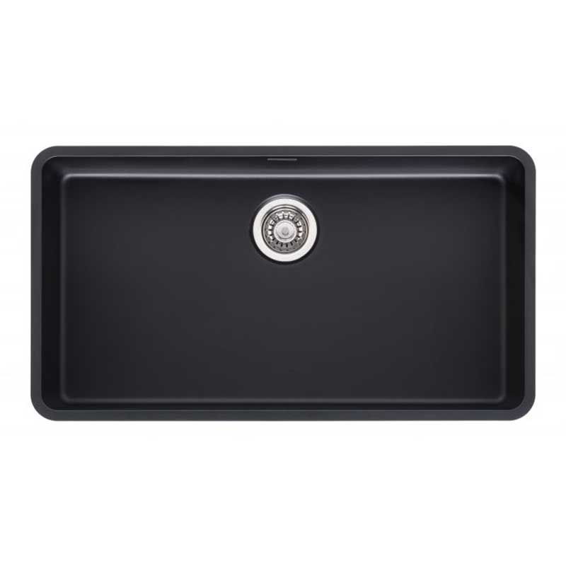 Reginox Ohio 80 x 42 Stainless Steel Kitchen Sink - Jet Black - Ohio 80x42 JB - TAP 'N' SHOWER