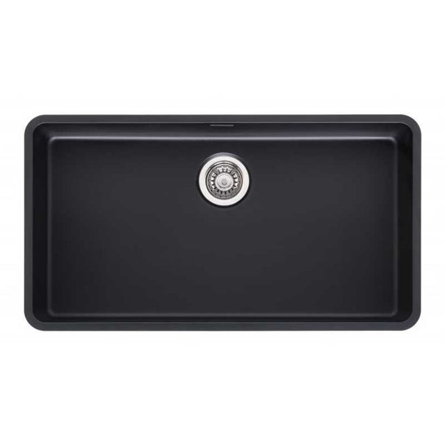 Reginox Ohio 80 x 42 Stainless Steel Kitchen Sink - Jet Black - Ohio 80x42 JB - TAP 'N' SHOWER