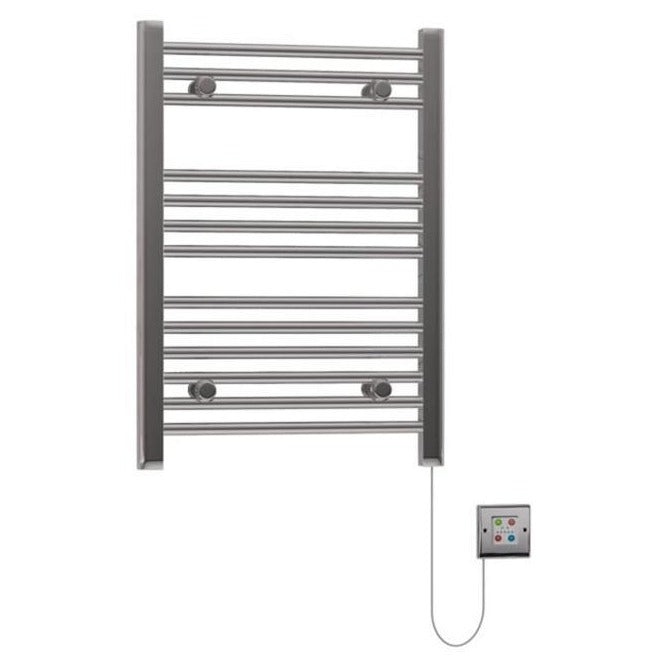Eastbrook Biava 700mm x 500mm Dry Element Straight Ladder Towel Radiator - Chrome - 47.0001 - TAP 'N' SHOWER