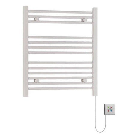 Eastbrook Biava 700mm x 600mm Dry Element Straight Ladder Towel Radiator - White - 47.0007 - TAP 'N' SHOWER