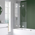KUDOS Inspire 6mm Four Panel In-Fold Bathscreen  (Left Hand) - 4BASCOMPLHS