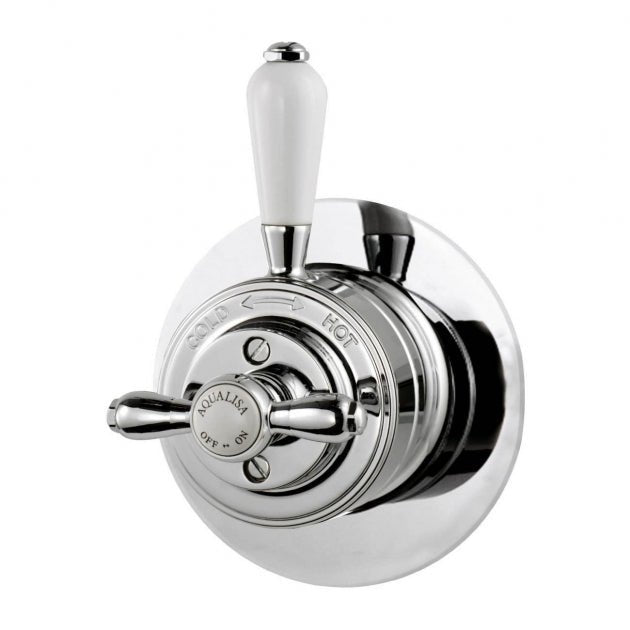 Aqualisa Aquatique Thermo Concealed Mixer Shower Valve - Chrome - 500.00.01 - TAP 'N' SHOWER