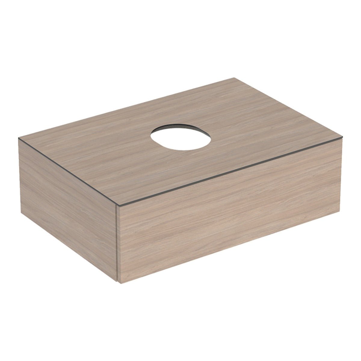 Geberit VariForm Cabinet for Lay - On Basin One Drawer 750mmW - Oak - 501.163.00.1 - TAP 'N' SHOWER