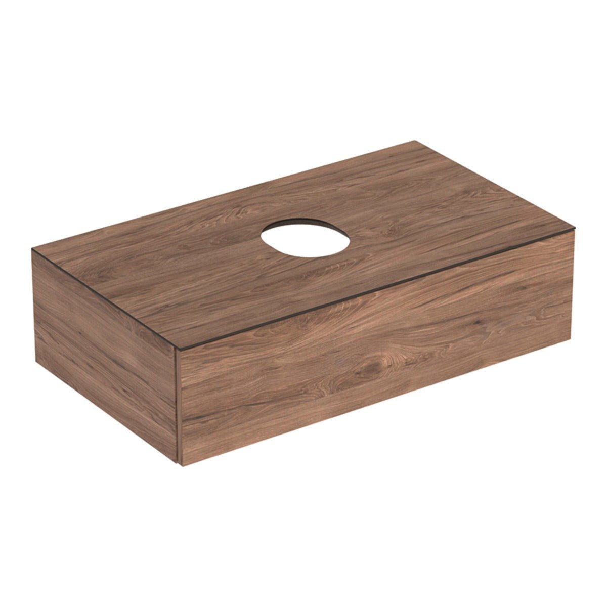 Geberit VariForm Cabinet for Lay - On Basin One Drawer 900mmW - Hickory - 501.168.00.1 - TAP 'N' SHOWER