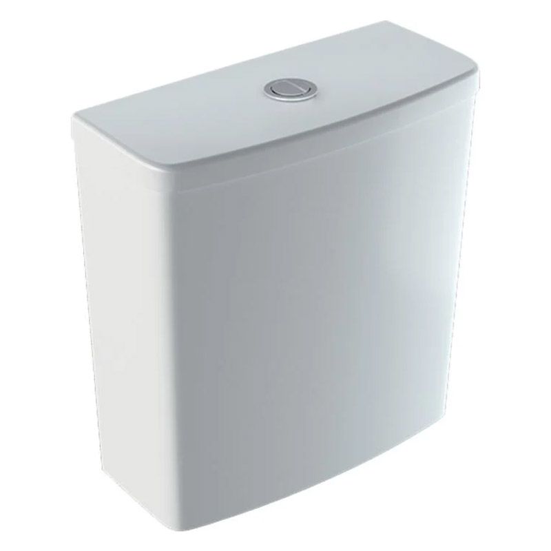 Geberit Selnova Square Close Coupled Cistern Push Button - White - BSIO - 501.459.00.6 - TAP 'N' SHOWER