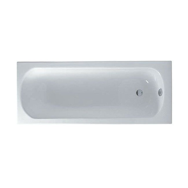 Vitra Optima Bath No Tap Holes 1600mm x 700mm - White - 50810001000 - TAP 'N' SHOWER