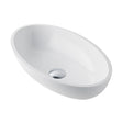 Eastbrook Pricilla Oval Sit On Basin 510x300mm - White - 51.031 - TAP 'N' SHOWER