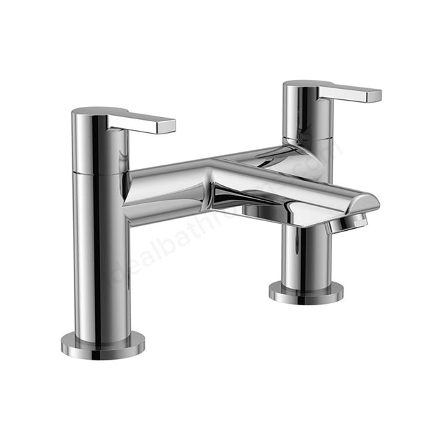 Oakham Dawn Bath Filler Tap Deck Mounted - Chrome - TAP 'N' SHOWER