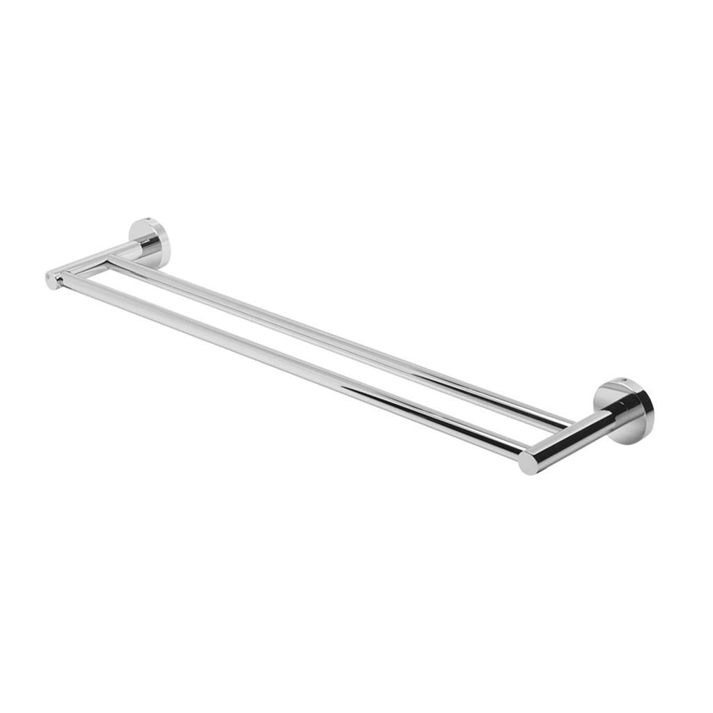 Eastbrook Genoa Wall Mounted Double Towel Rail 540mm - Chrome - 52.010 - TAP 'N' SHOWER