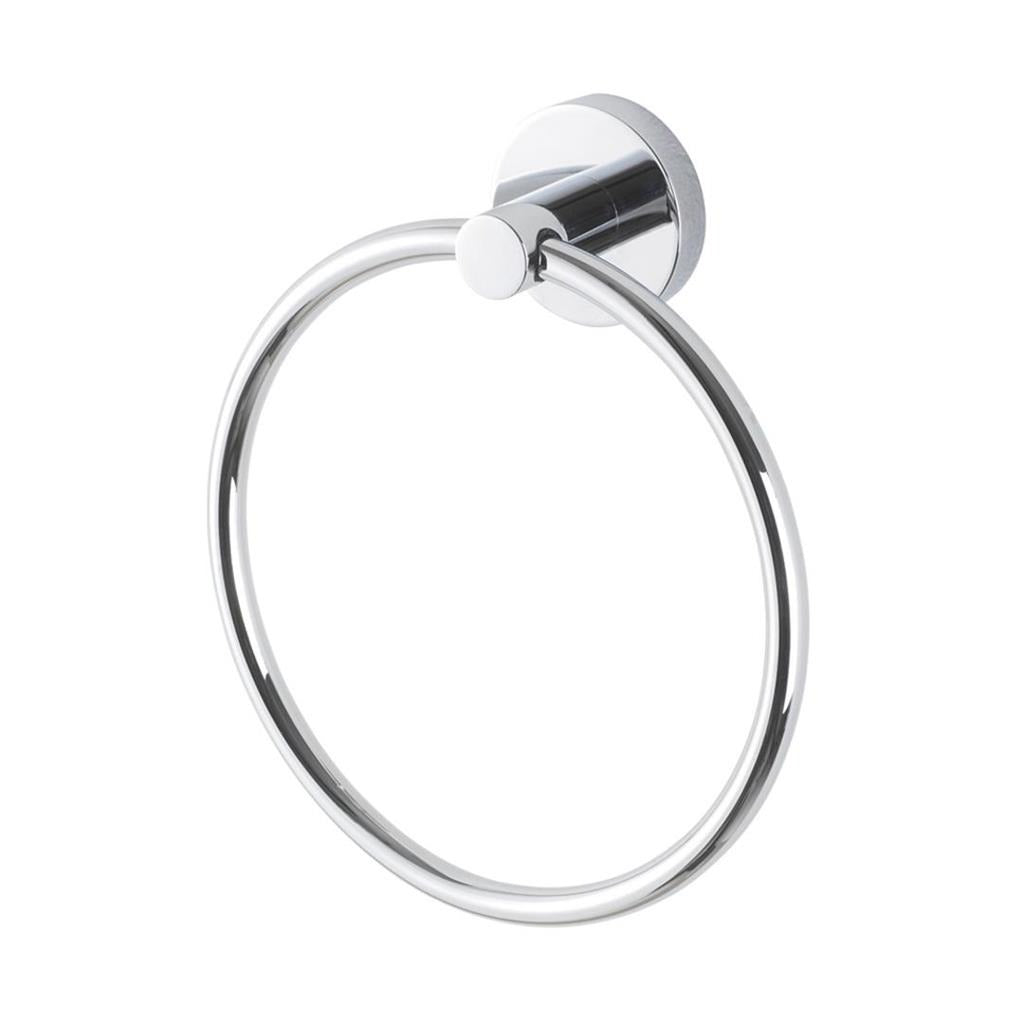 Eastbrook Genoa Wall Mounted Round Towel Ring - Chrome - 52.014 - TAP 'N' SHOWER