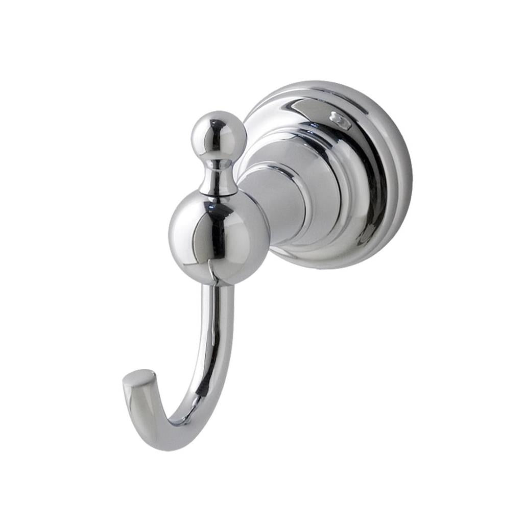 Eastbrook Rockingham Wall Mounted Round Robe Hook - Chrome - 52.040 - TAP 'N' SHOWER