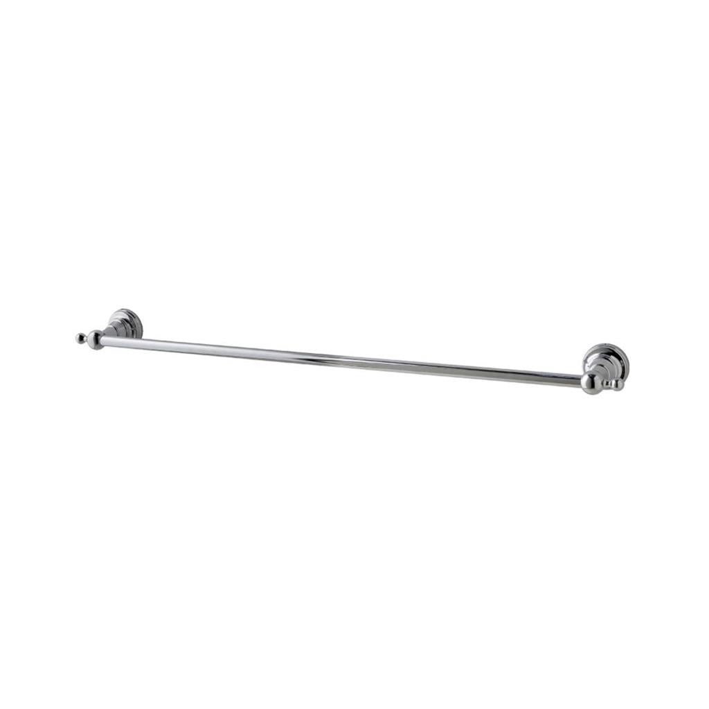 Eastbrook Rockingham Wall Mounted Single Towel Rail 615mm - Chrome - 52.046 - TAP 'N' SHOWER