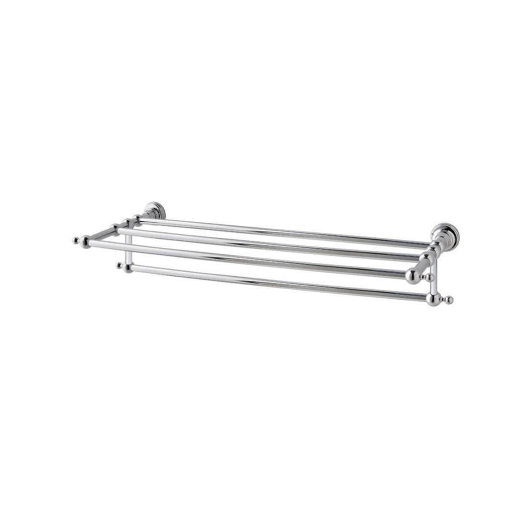 Eastbrook Rockingham Wall Mounted Towel Rail Shelf 616mm - Chrome - 52.048 - TAP 'N' SHOWER
