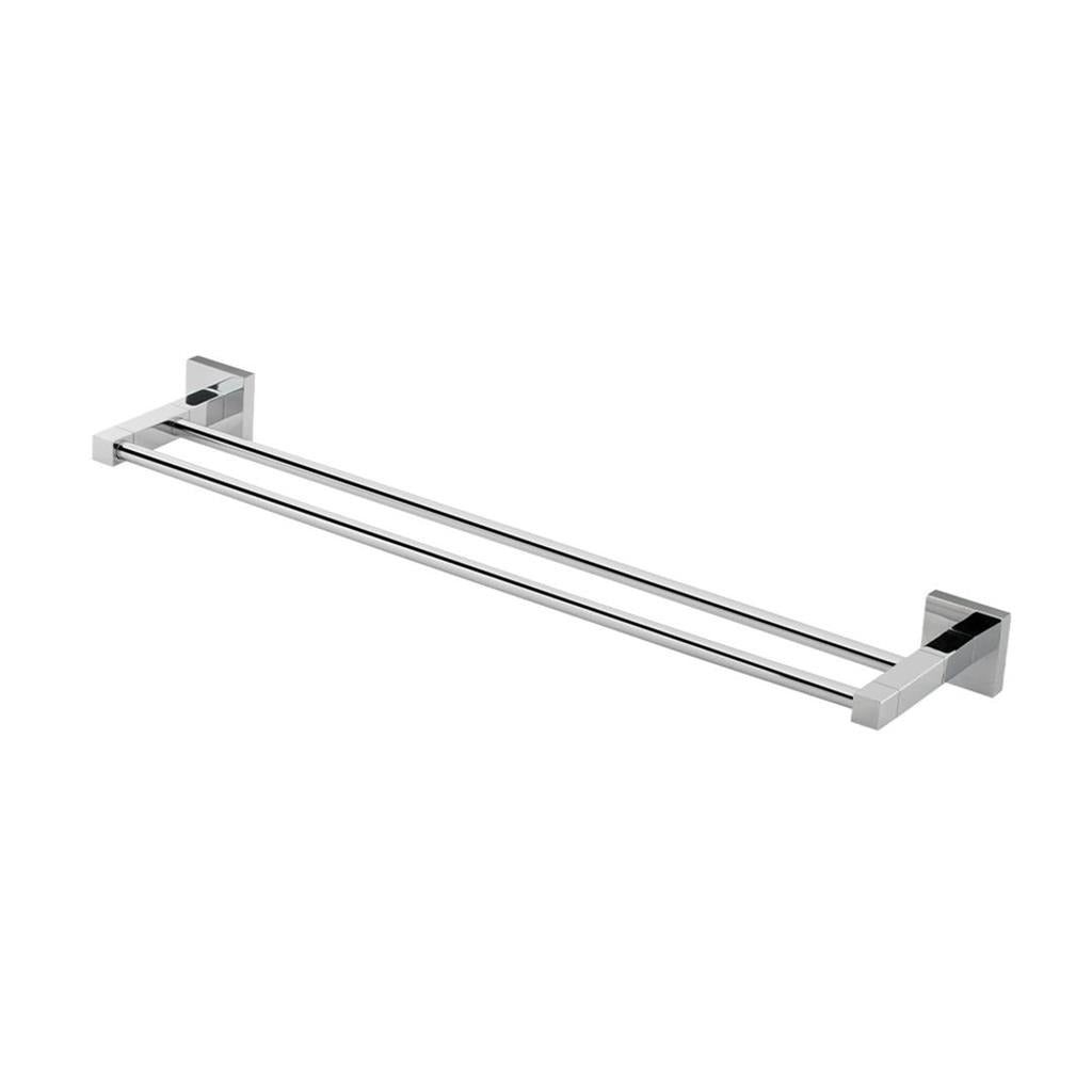 Eastbrook Rimini Wall Mounted Double Towel Rail 643mm - Chrome - 52.110 - TAP 'N' SHOWER
