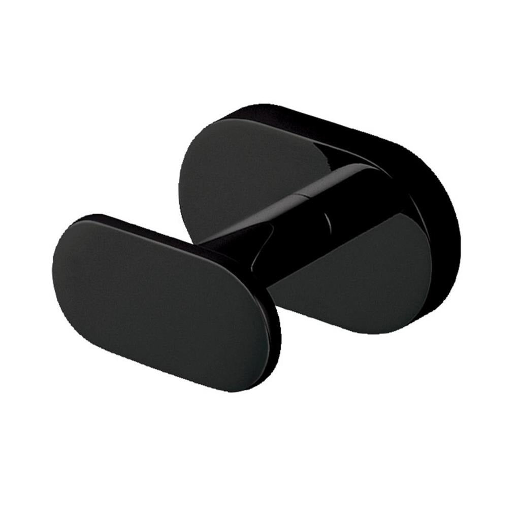Eastbrook Salerno Wall Mounted Oval Robe Hook - Matt Black - 52.217 - TAP 'N' SHOWER