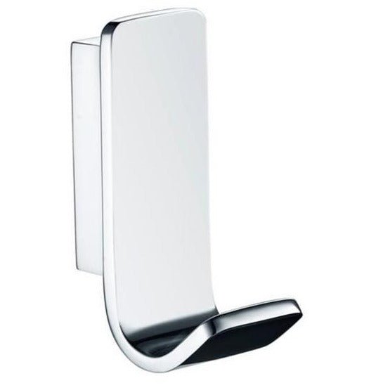 Eastbrook Vercelli Wall Mounted Rectangular J Shaped Robe Hook - Chrome - 52.303 - TAP 'N' SHOWER