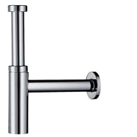 Hansgrohe Bottle Trap Flowstar S chrome-plated brass bathroom drain trap with adjustable pipe and sleek design
