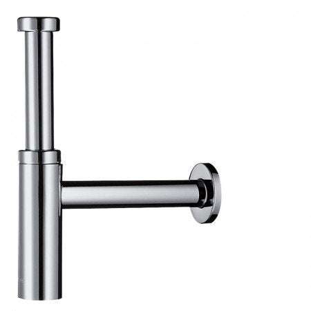 Hansgrohe Bottle Trap Flowstar S in chrome finish for bathroom drainage with durable metal construction and easy installation