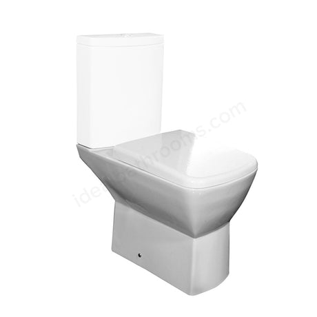 Oakham Jasmine Close Coupled Toilet Pan 370mm White - TAP 'N' SHOWER
