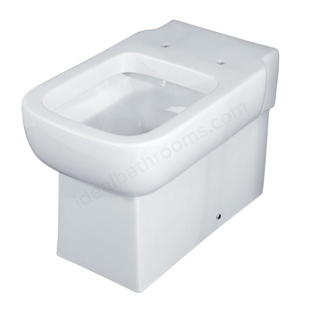 Oakham Orchid Back to Wall Toilet WC Pan 337mm White - TAP 'N' SHOWER
