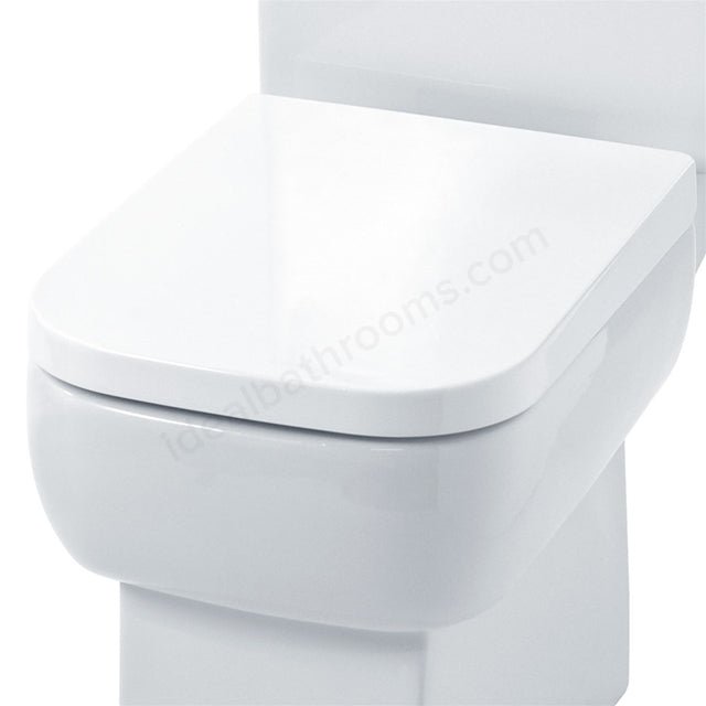 Oakham Orchid Soft Close Toilet Seat and Cover White - TAP 'N' SHOWER
