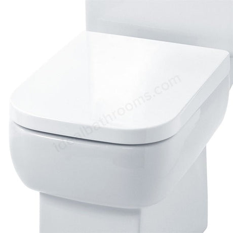 Oakham Orchid Soft Close Toilet Seat and Cover White - TAP 'N' SHOWER