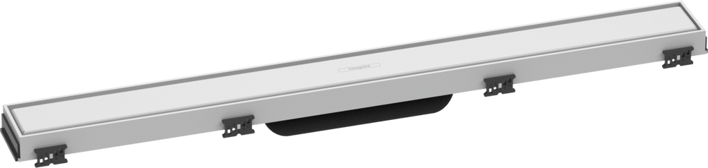 Hansgrohe RainDrain Match Finish Set Shower Drain 700 With Height Adjustable Frame - Matt White - 56037700 - TAP 'N' SHOWER