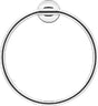 Duravit Starck T Wall Mounted Towel Ring 210 x 73 x 228mm - Chrome - 0099471000 - TAP 'N' SHOWER