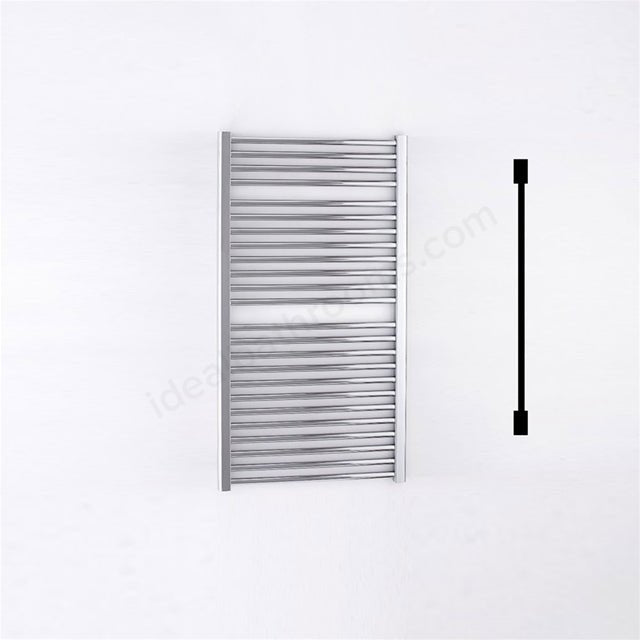 Oakham Towel Rail Straight Tubes 1110mm X 600mm Chrome - TAP 'N' SHOWER