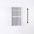 Oakham Towel Rail Straight Tubes 1110mm X 600mm Chrome - TAP 'N' SHOWER
