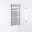 Oakham Towel Rail Straight Tubes 1430mm X 600mm Chrome - TAP 'N' SHOWER