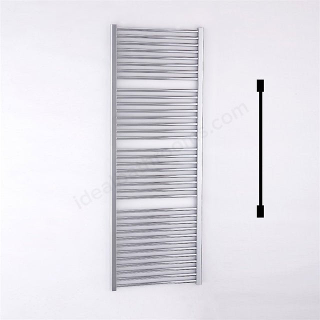 Oakham Towel Rail Straight Tubes 1700mm X 600mm Chrome - TAP 'N' SHOWER