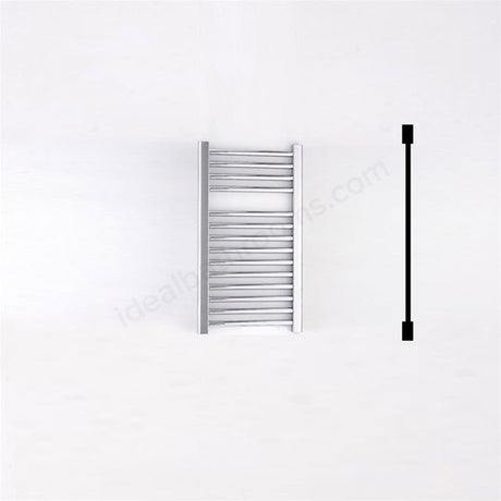 Oakham Towel Rail Straight Tubes 690mm X 450mm Chrome - TAP 'N' SHOWER