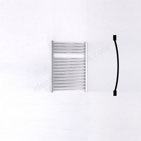 Oakham Towel Rail Curved Tubes 690mm X 500mm Chrome - TAP 'N' SHOWER