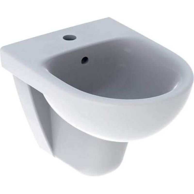 Geberit Selnova Compact Wall Hung Bidet - White - 500.368.01.7 - TAP 'N' SHOWER